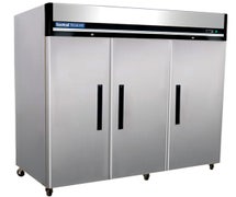 Central Exclusive 69K-036 Reach-In Freezer - 3 Doors, 72 Cu. Ft., 81"W