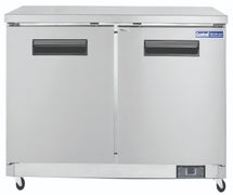 Central Exclusive 69K-110 Undercounter Freezer, 2 Doors, 15.5 Cu. Ft.