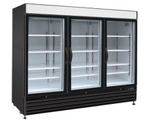 Kratos Refrigeration 69K-813 Commercial Swing Door Merchandising Freezer with Three Glass Doors, 72 Cu. Ft.