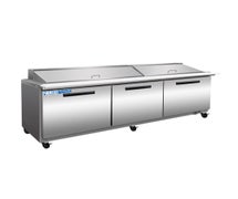 Kratos Refrigeration 69K-836 Commercial 72"W Mega Top Sandwich/Salad Prep Table, Three Door