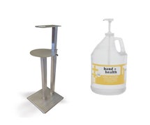 Hand Sanitizer Station Stand with Sanitizer Refill