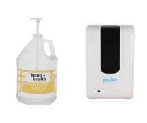 Enhanced Clean Hands Combo Pack - Includes Gel Hand Sanitizer and Hands-Free, Automatic Dispenser