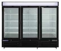 Kratos 69K-827 Commercial Swing Glass Door Freezer, Three Doors, 81"W, 72 Cu. Ft., White