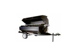 Big John Grills 6SDR 6' Single Door Grill & Rotisserie