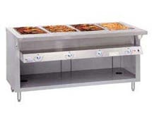 Duke G-3-DLSS Heavy Duty Hot Food Table - Deluxe, 3 Wells, 46"W, Natural Gas