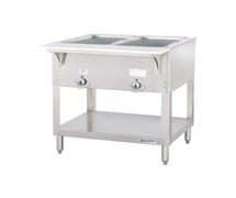 Duke E302SW - Aerohot Electric Hot Food Table - Stationary 2 Wells, 30-3/8"W, Sealed Well, 120, 208 or 240V/1PH