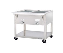 Duke EP302 - Aerohot Electric Hot Food Table - Portable 2 Wells, 30-3/8"W, Open Well, 120V/1PH