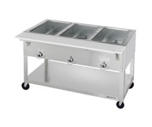 Duke EP303 - Aerohot Electric Hot Food Table - Portable - 3 Wells - 44-4/8"W, Open Well, 120V/1PH