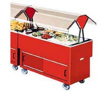 Duke DPAH-3-CP EconoMate Portable Buffet Unit, Cold Food Table - Ice Cooled 20"Wx40"D Top Opening