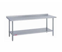 Duke 314-2424 24"Wx24"D Heavy Duty Work Table With Flat Top, Galvanized Undershelf