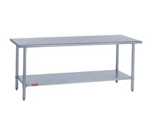 Duke 314S-2472 24" x 72" 14-Gauge Stainless Steel Work Table with Stainless Steel Undershelf
