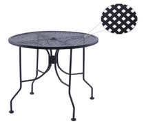 Oak Street OD30R-STD Diamondback 30"Diam. Indoor/Outdoor Metal Table, Std. Height