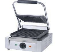 Value Series Grooved Sandwich Press - 120V, 12"W