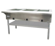 Value Series - Electric Steam Table - 3 Wells - Heavy Duty Stainless Steel Construction