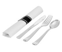 Fineline Settings 730 Napkin Roll - Fork,Spoon,Knife, 100/CS