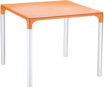 Compamia ISP758-ORA Mango Alu Square Table Orange 28 inch, EA of 1/EA