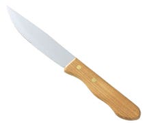 Walco 640527 Steak Knife 5" Blade, Pointed Tip, Wood Handle