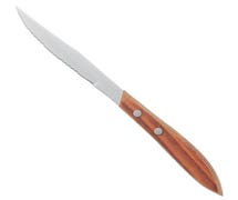 Walco 860527 Steak Knife 4-1/4" Blade, Pointed Tip, Wood Handle