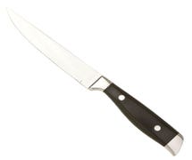 Walco 93055 Steak Knife - 5" Non-Serrated Blade With Pointed Tip, Delrin Handle