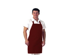 Chef Revival 601NP-BG Bib Apron, 28" x 34", Burgundy