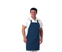 Chef Revival 601NP-NV Bib Apron, 28" x 34", Navy Blue