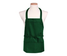 Chef Revival 602BAFH-HG Front-Of-The-House Bib Apron, 27" x 25", Hunter Green