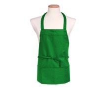 Chef Revival 602BAFH-GN Front-Of-The-House Bib Apron, 27" x 25", Kentucky Green