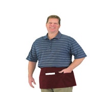 Chef Revival 605WAFH-BG Front-Of-The-House Waist Apron, 23" x 12", Burgundy
