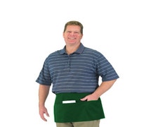 Chef Revival 605WAFH-HG Front-Of-The-House Waist Apron, 23" x 12", Hunter Green