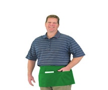 Chef Revival 605WAFH-GN Front-Of-The-House Waist Apron, 23" x 12", Kentucky Green