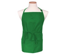 Chef Revival 612BAFH-GN Bib Apron, 28" x 27", Kentucky Green