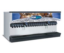 Fountain Drink Machine with Ice Crusher 400 lb. Ice Storage Capacity, 20 Valve