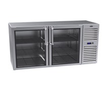 Krowne Metal BS60R-KNS - Back Bar Storage Cooler - 2 Glass Swing Doors, 35"H, Right Hinge, Stainless Steel,
