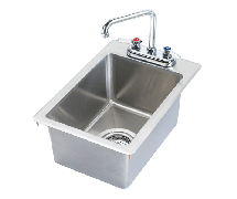 Krowne Metal  HS-1419 One-Compartment Drop-In Sink, 12" x 18"