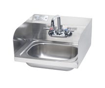 Krowne Metal  HS-26L 16"W Wall-Mounted Hand Sink with Side Splashes