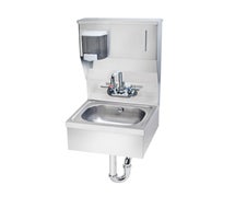 Krowne Metal  HS-8 16"W Hand Sink with Soap & Towel Dispenser and Stainless Steel Skirt