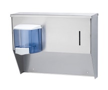 Krowne Metal H-111 Soap and Towel Dispenser for 16"W Hand Sinks
