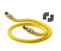 Krowne S7536K1 Royal Series 3/4" Stationary Gas Connector Kit with Elbows, 36" Long, Packed in Color Box