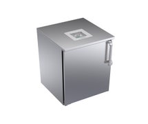 Krowne Metal GC24S-R 24" Stainless Steel Liquid CO2 Glass Froster Cabinet with Right Sided Handle