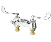 Krowne 14-580L Royal Series 4" Deck-Mount Lavatory Faucet with Cast Spout and Wrist Blade Handles