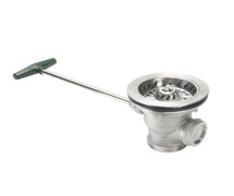 Krowne 22-800 Royal Series Nickel-Plated 3-1/2" Rotary Drain Valve with Full Handle