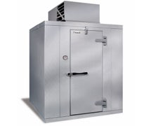 Kolpak P7-610-CT Polar-Pak Self-Contained Walk-In Cooler, 5 ft. 10"x9 ft. 8" Actual Size, With Floor, 26"W Door, Left Hinged