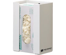 San Jamar G0802 One-Box Disposable Glove Dispenser, White