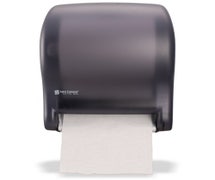 San Jamar T8000TBK Tear-N-Dry Essence Hands Free Roll Towel Dispenser, Black Pearl