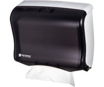 San Jamar T1755TBK Ultrafold Fusion C-Fold / Multi-Fold Towel Dispenser, Black Pearl