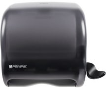 San Jamar T950TBK Classic Element Lever Roll Towel Dispenser, Black Pearl