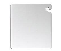 San Jamar CB101212 Cut-N-Carry Color Cutting Board, White