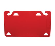 San Jamar CBQG1218RD QuadGrip Cutting Boards, Red, 12"x18", 2/PK