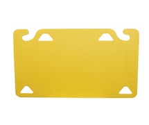 San Jamar CBQG1218YL QuadGrip Cutting Boards, Yellow, 12"x18", 2/PK