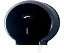Jofel Valor R6100BK Single 10" Plastic Toilet Paper Dispenser, Black